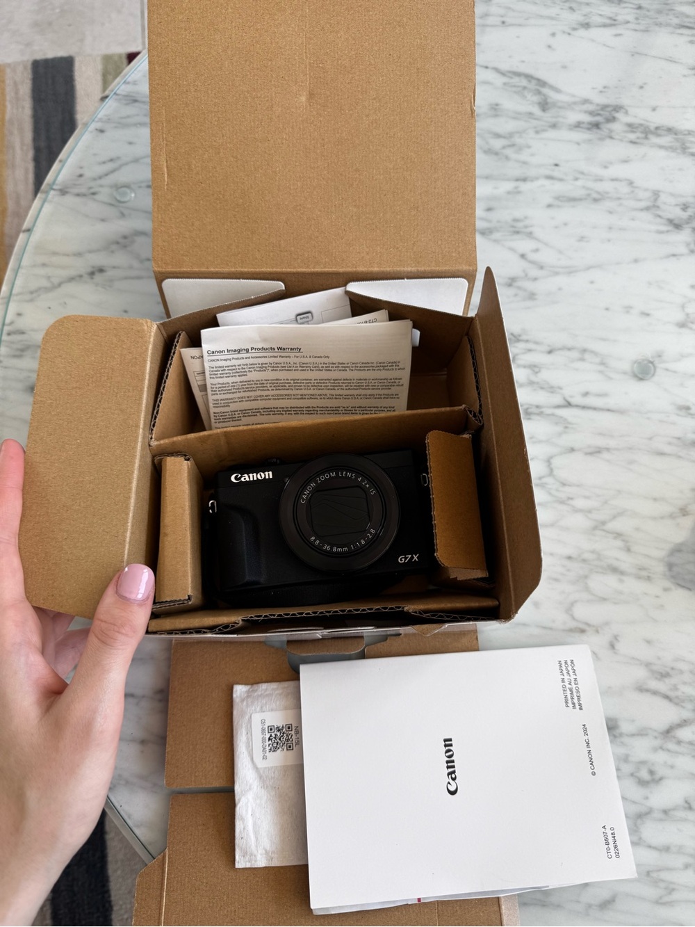 Canon PowerShot G7 X MarkIII Digital Camera Black new open box